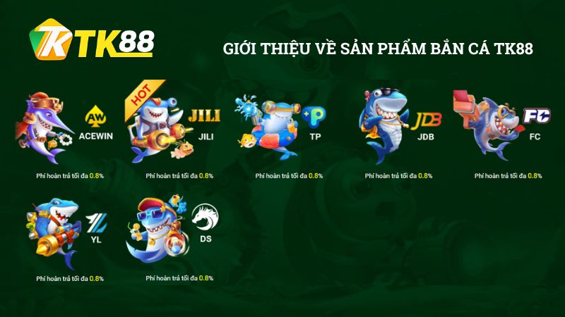 Bắn Cá TK88 là sảnh game hội tụ hoàn hảo giữa những yếu tố giải trí vui nhộn
