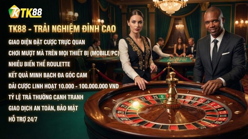 Bánh xe Roulette Châu Âu với tỷ lệ thắng cao hơn