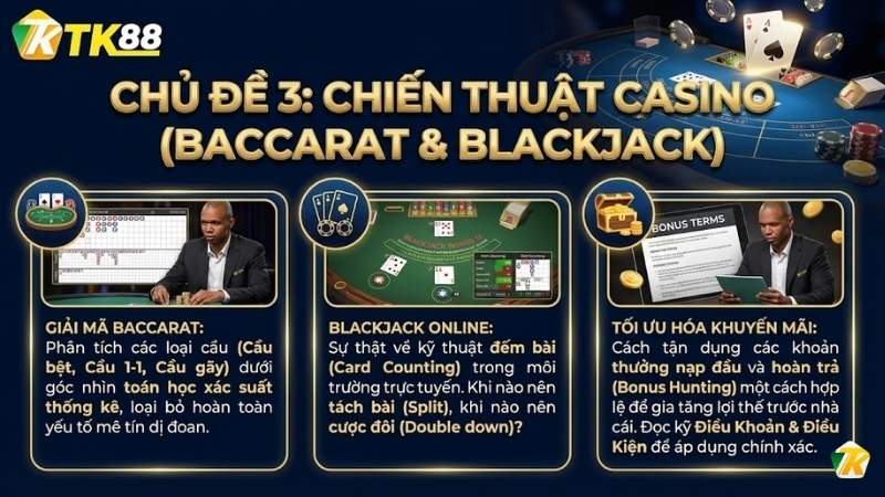 Chiến thuật Casino (Baccarat & BlackJack)