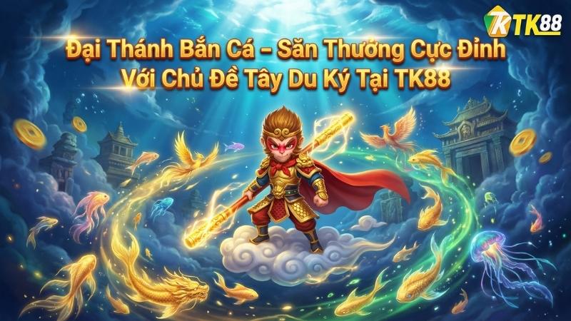 Đại Thánh Bắn Cá – Săn Thưởng Cực Đỉnh Với Chủ Đề Tây Du Ký Tại TK88