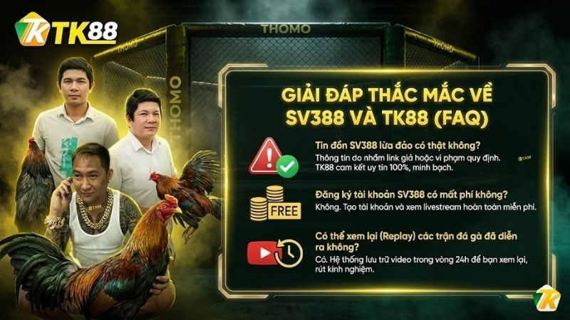 Giải đáp thắc mắc về SV388 và TK88