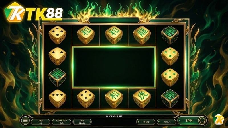 Giao diện game Nổ Hũ Xúc xắc 3D sắc nét tại nhà cái TK88