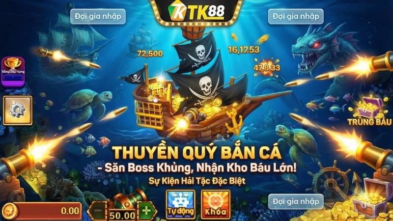 Giới thiệu Game Thuyền Quý Bắn Cá tại TK88