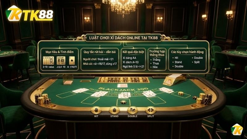 Hướng dẫn các lệnh cơ bản khi chơi Xì Dách Online