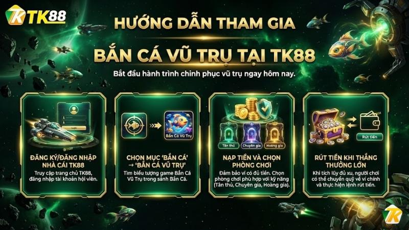 Hướng dẫn tham gia Bắn Cá Vũ Trụ