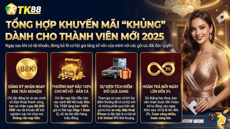 Tổng hợp khuyến mãi “Khủng” dành cho thành viên mới