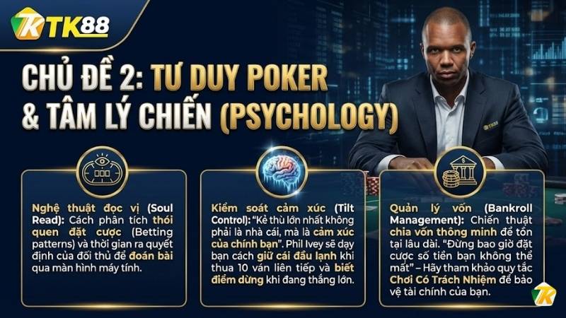 Tư Duy Poker & tâm lý chiến
