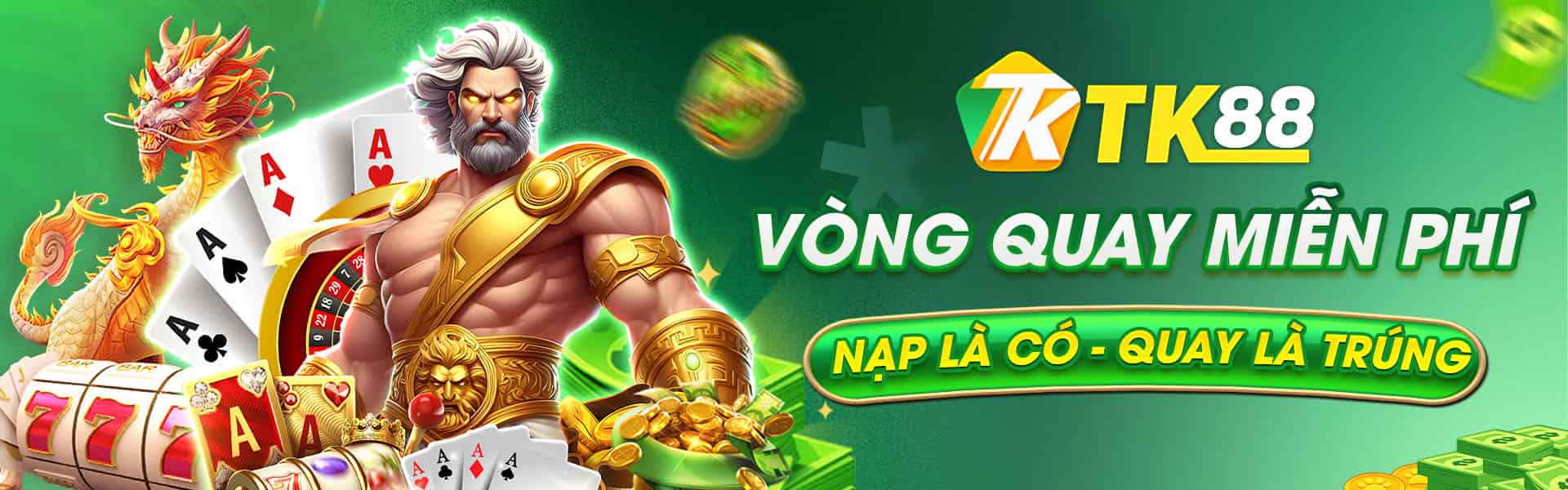 Vòng Quay Miễn Phí TK88 Banner